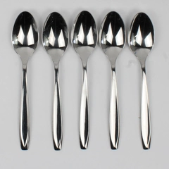 Lot Of 5 Cambridge Silver Seine (Stainless) Flatware Oval Soup Spoons 8.25"