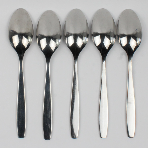 Lot Of 5 Cambridge Silver Seine (Stainless) Flatware Oval Soup Spoons 8.25"