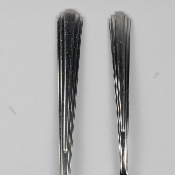 Lot Of 5 Splendide Manhattan (Stainless) Flatware 4 Teaspoons 1 Oval Soup Spoon