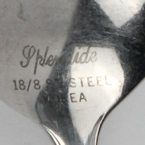 Lot Of 5 Splendide Manhattan (Stainless) Flatware 4 Teaspoons 1 Oval Soup Spoon