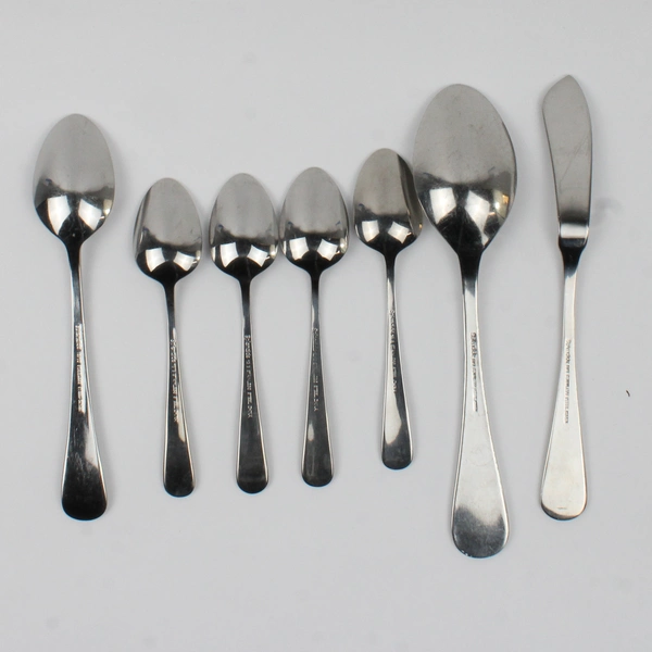 Lot Of 7 Splendide Cirrus (Stainless) Flatware 6 Spoons 1 Butter Knife
