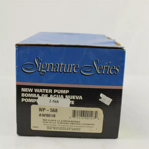 Signature Series WP-568 (AW9018) Water Pump w/Gasket Toyota 1.8L 1977-1982