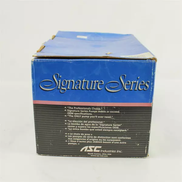 New Open Box Signature Series WP-580 AW9025 Water Pump w/Gasket Subaru 1980-87