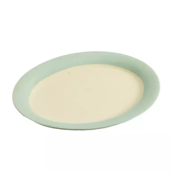 Homer Laughlin HLC Swing Eggshell Platter C30N5 11.25in Vintage