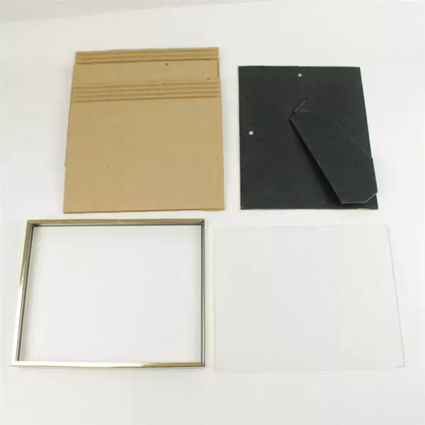 8x10 Photo Picture Frame Tabletop Easel Back or Wall Mount - Used