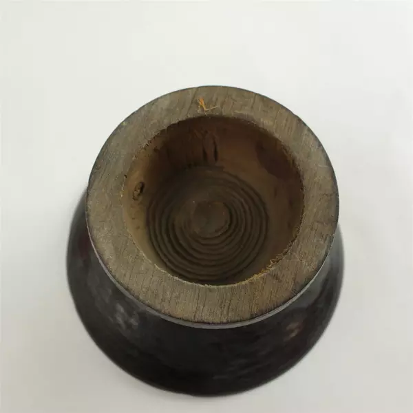 Handcrafted Solid Wood Candle Holder Pillar/Votive Rustic Small Tabletop