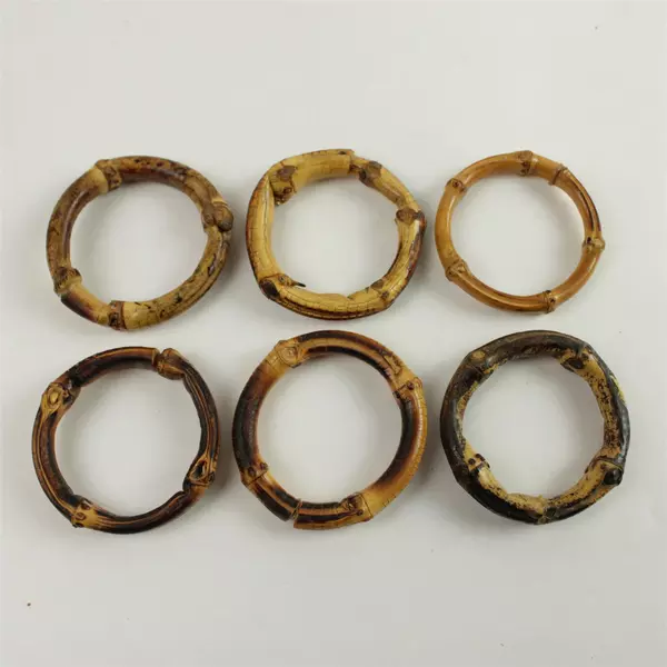 Shell Napkin Rings & Beige Fabric Napkins Set of 8 +6 Extra Rings (14) Coastal