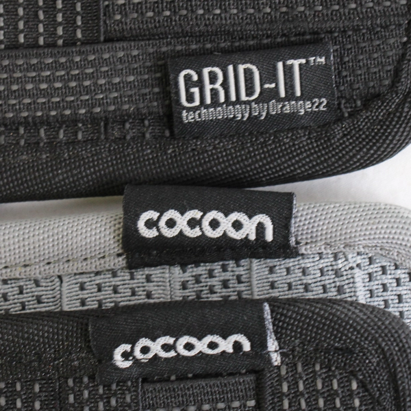 Lot of 3 Cocoon Grid-IT Organizers Multiple Sizes Gray and Black