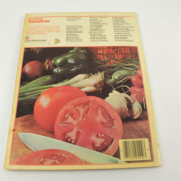 All About Tomatoes Ortho Book Series West Edition Vine to Kitchen - Good