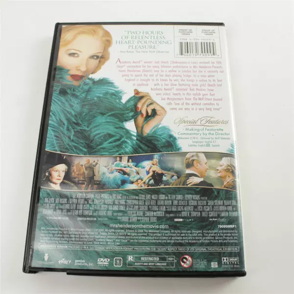 Mrs. Henderson Presents (Widescreen) DVD - Judi Dench - Pre-Owned