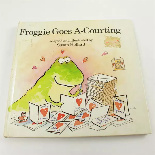 Froggie Goes A-Courting Susan Hellard 1988 Hardcover Lift-Flap 1st Ed