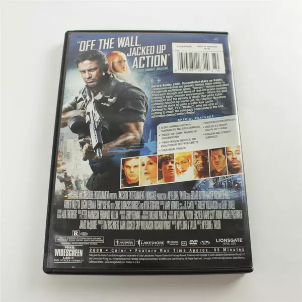 Gamer (2009) DVD Gerard Butler Lionsgate Action Rated R - Good