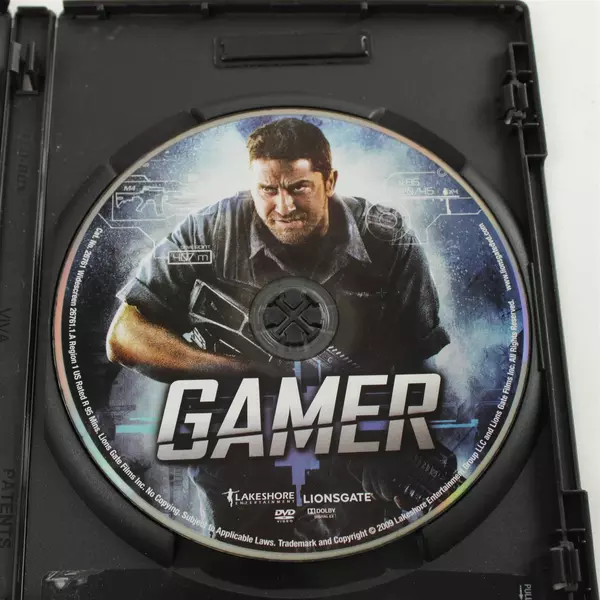 Gamer (2009) DVD Gerard Butler Lionsgate Action Rated R - Good