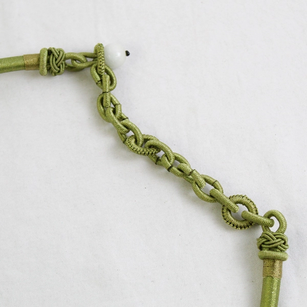 Handmade Multicolor Art Glass Beach Scene Choker Necklace 