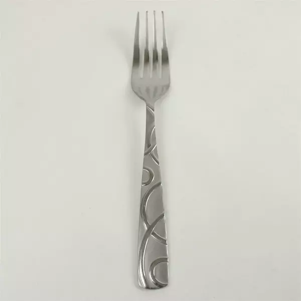 Set of 5 Cambridge Conquest Stainless Salad Forks Mid-Century Vintage