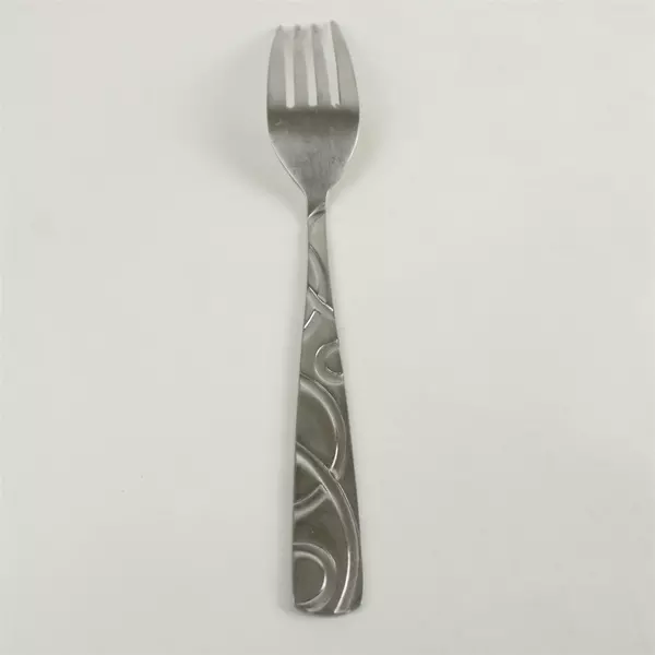 Set of 5 Cambridge Conquest Stainless Salad Forks Mid-Century Vintage