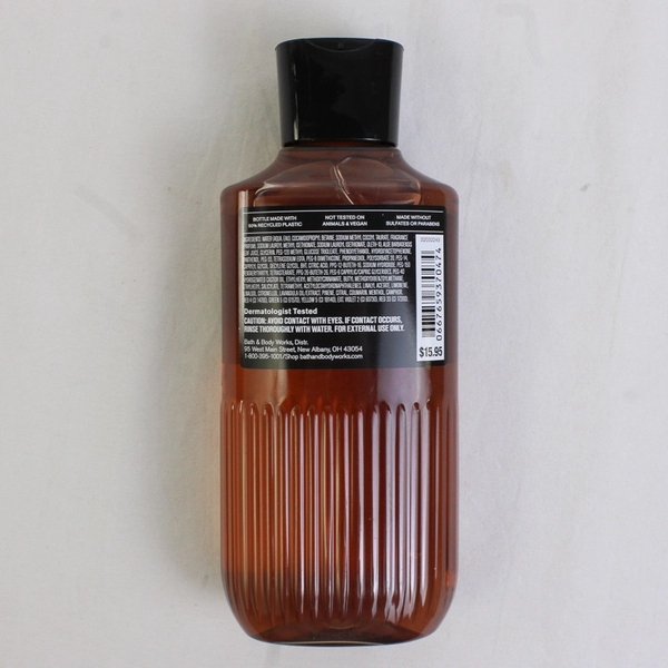 Bath & Body Works Mahogany Teakwood 3-in-1 Hair Face & Body Wash 10 oz