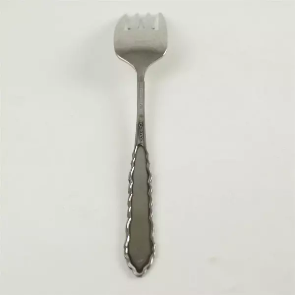 Set of 7 Oneida First Rose-Jillian Stainless Salad Forks 6.25in