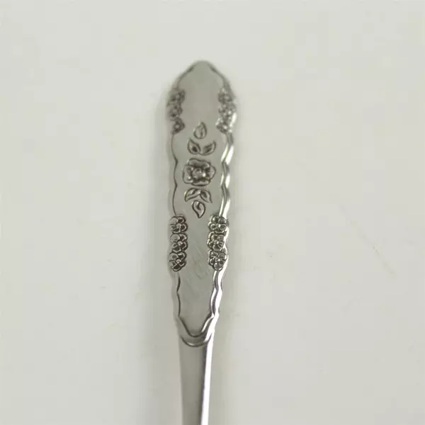 Set of 7 Oneida First Rose-Jillian Stainless Salad Forks 6.25in