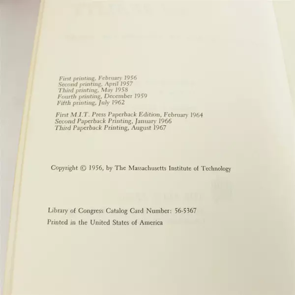 Language, Thought, and Reality: Selected Writings of Benjamin Lee Whorf 1964