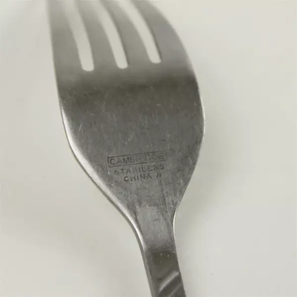 Set of 10 Conquest Cambridge Stainless Steel Dinner Forks 8"