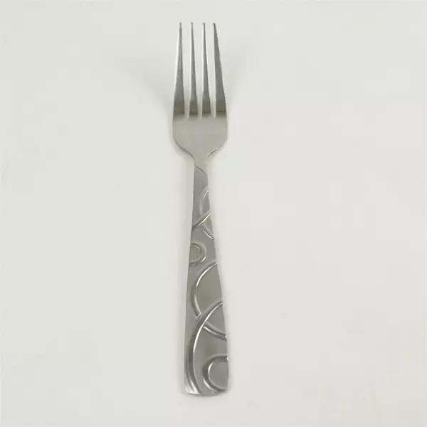 Set of 6 Cambridge Conquest Stainless Salad Forks Mid-Century Vintage