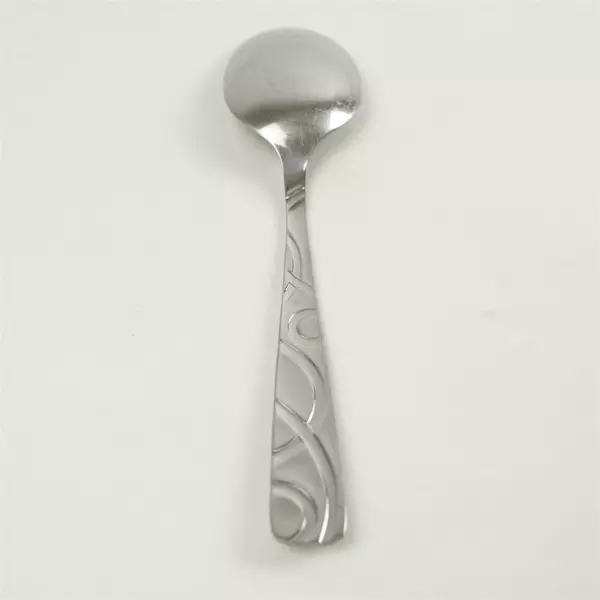 Set of 5 Cambridge Conquest Stainless Place/Oval Soup Spoons Flatware 