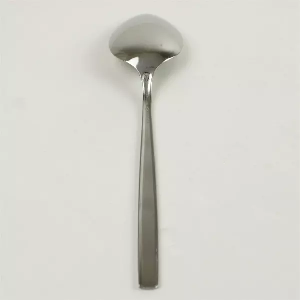 Set of 6 Oneida Melissa Stainless Oval Soup Spoons Full Size