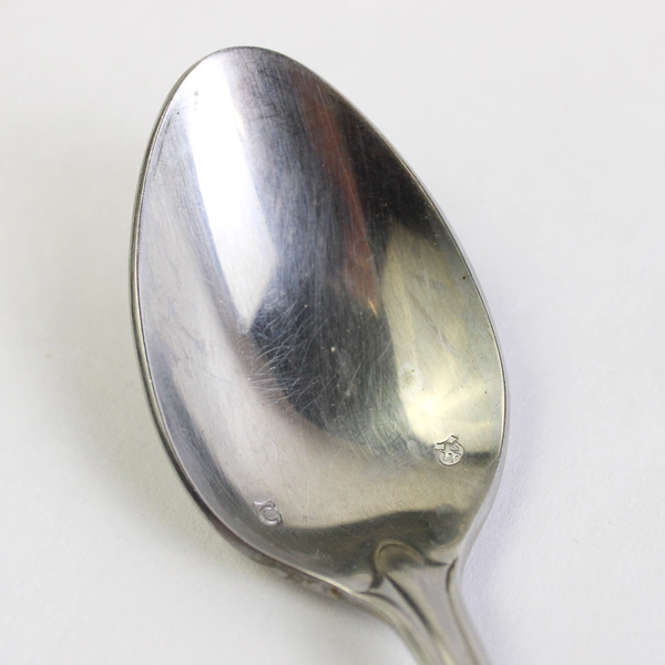 Lot of 3 Cuisinart Fairfield Pattern 18/10 SS Oval Shaped Soup Spoons 7"