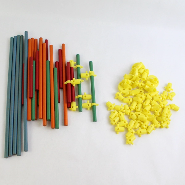 1965 Childcraft Snap Sticks Construction Building  Set