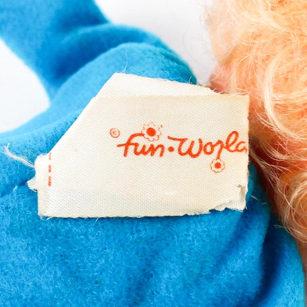 Vintage Fun World Beanbag Doll With Rubber Head 7 Inch