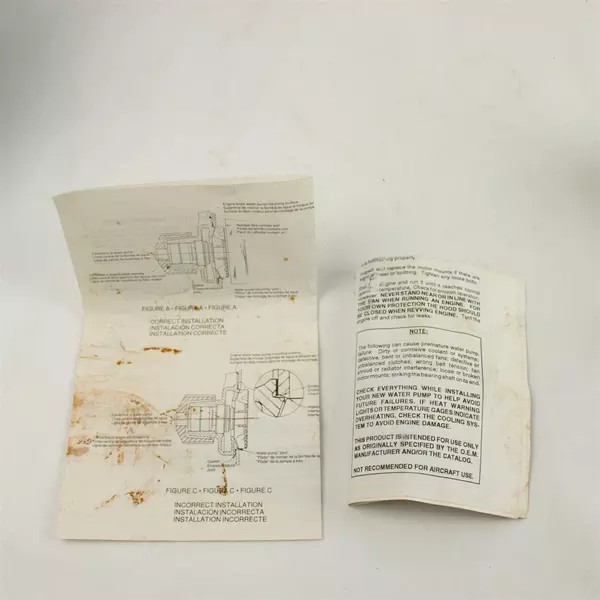 New- Open Box WP-566 Signature Series Water Pump w/Gasket AW4040 Ford Mercury