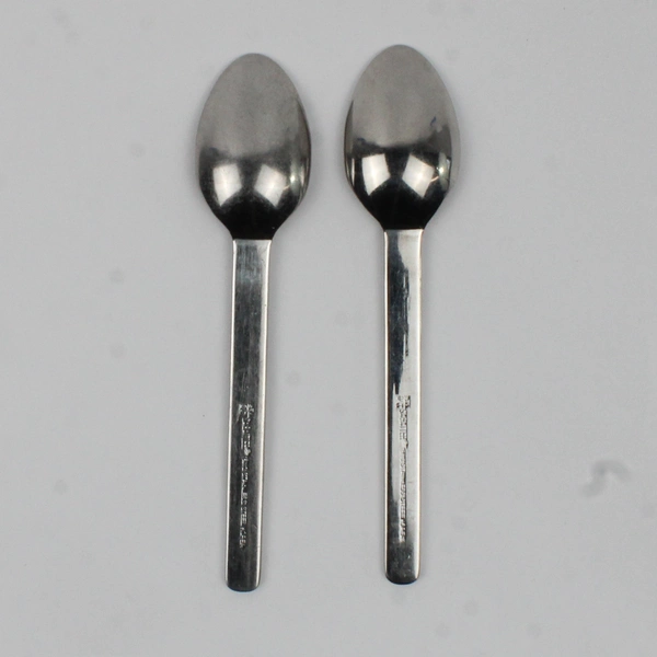 Set of 2 Sabatier SB18 Stainless Steel Teaspoons