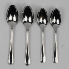 Lot Of 4 Lenox Regan (Stainless) Flatware 2 Teaspoons 2 Oval Soup Spoons