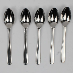 Lot Of 5 Lenox Stratton-Bayfront Drive (Stainless) Flatware Oval Soup Spoons