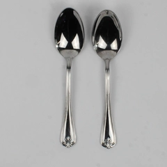 Lot of 2 Lenox Butlers Gourmet (Stainless) Oval Soup Spoon 7" Long
