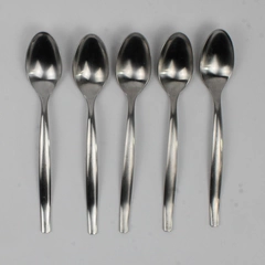 Lot Of 5 Gourmet Settings Frame (Stainless) Flatware Oval Soup Spoons