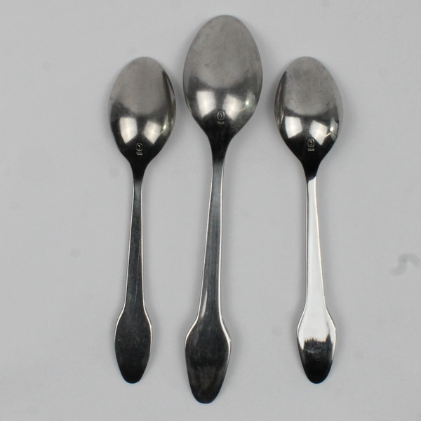 Lot Of 3 Gourmet Settings Take Off (Stainless) Flatware 2 Teaspoons 1 Soup Spoon