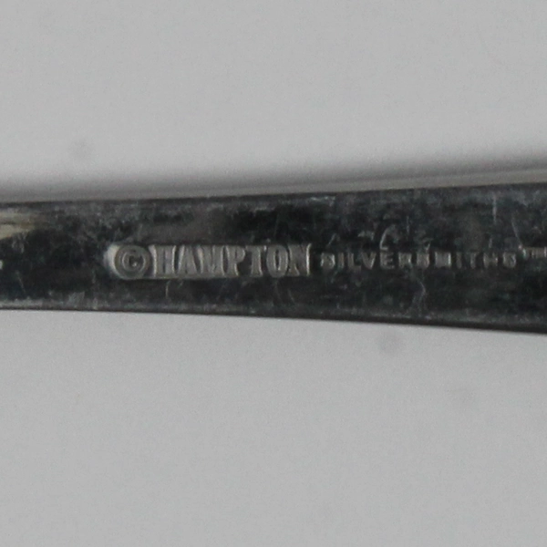 Lot of 6 Hampton Silversmiths HSV141 Stainless Steel Teaspoons