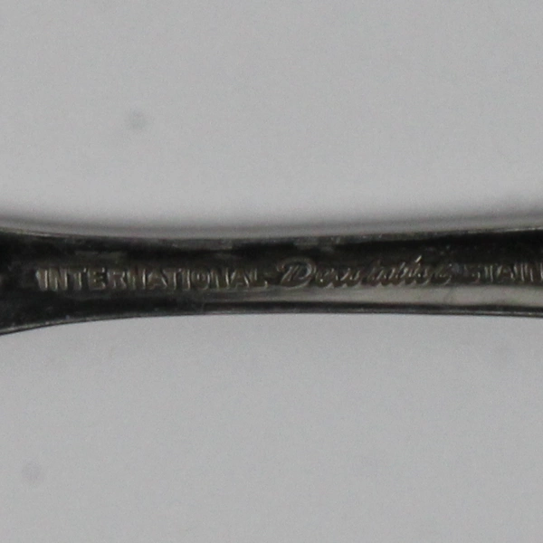 Set of 4 International Silver La France Oval Soup Spoons Stainless 7.25 Inches