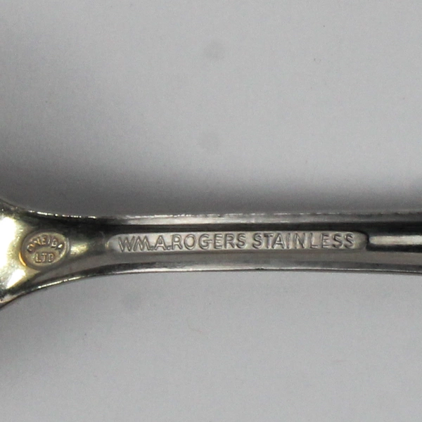 Lot Of 6 WMA Rogers Flatware 3 Soup, 2 Sugar Spoons, 1 Dinner Knife