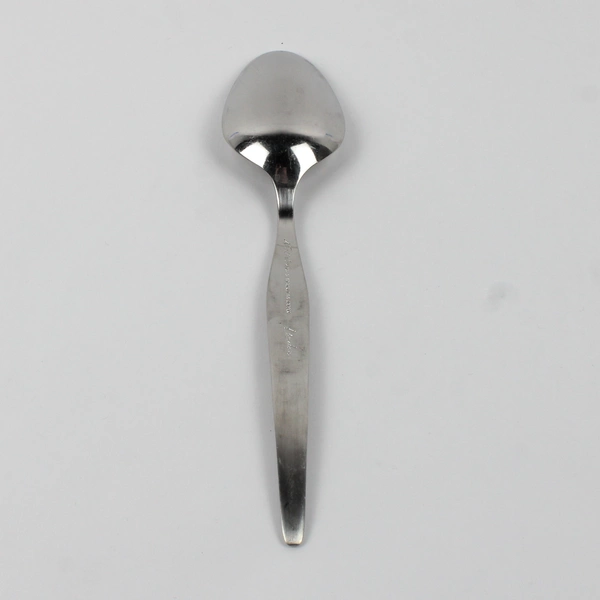 Lot Of 8 Noritake Linden Pattern Oval Shaped Soup Spoons 18/8 Stainless 7.5"