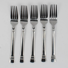 Lot Of 5 International Silver Kensington (Stainless) Flatware Dinner Forks 8.25"