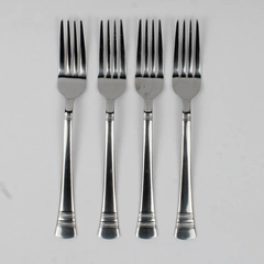 Lot Of 4 International Silver Kensington (Stainless) Flatware Dinner Forks 8.25"