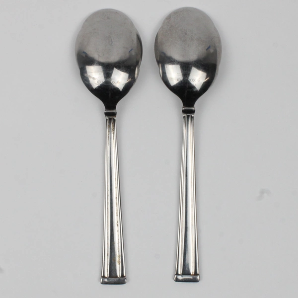 Lot Of 2 Lenox (Stainless) Flatware Teaspoons 6.5"