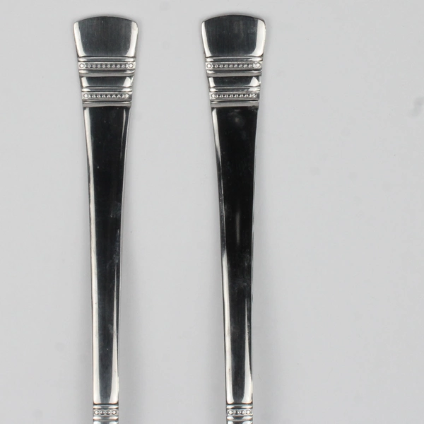 Lot Of 2 International Silver Kensington (Stainless) Flatware Serving Set 9"