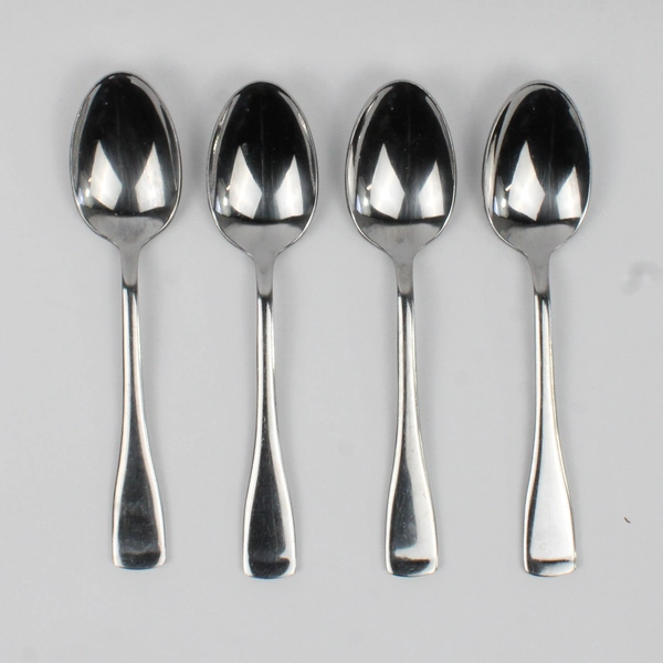 Lot of 4 Oneida Surge Stainless Steel Oval Soup Spoons 7 1/8"