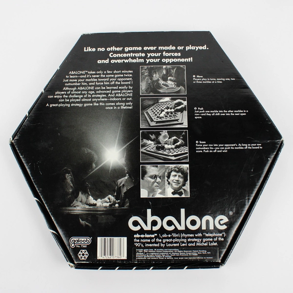 ABALONE Marble Strategy Complete Board Game 1990