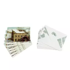 Christmas Greeting Cards Box 6 Cards & Envelopes 7.25x5.25 New (Opened)