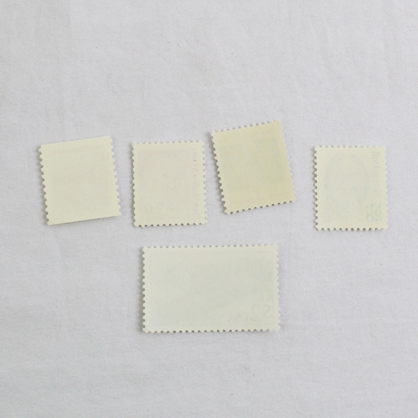 Lot Of 5 USPS Stamps 1989 1990 Sitting Bull Circus Wagon Luis Munoz Marin MNH OG